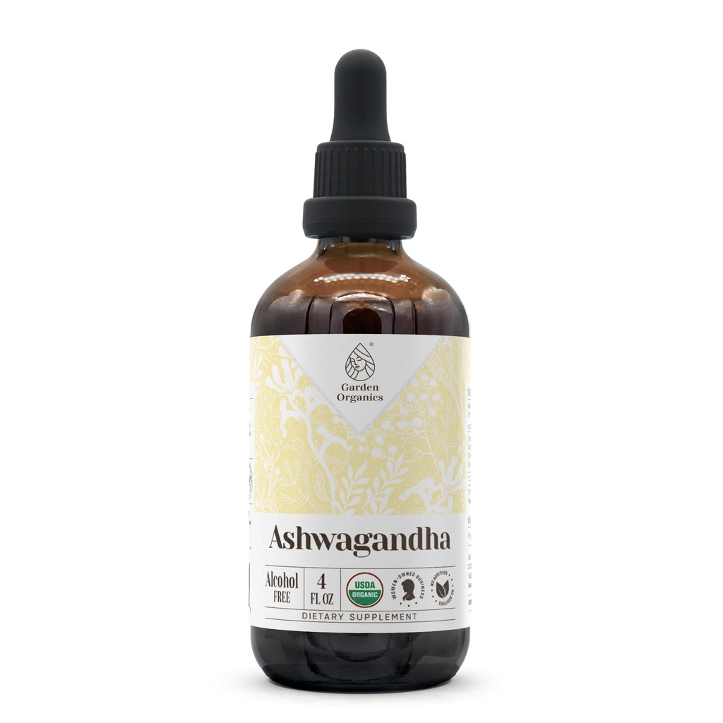 Ashwagandha USDA Βιολογικό εκχύλισμα χωρίς αλκοόλη 