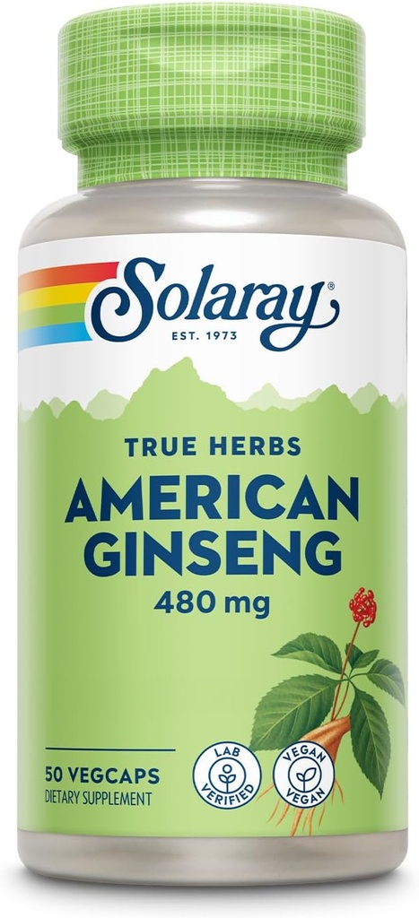 SOLARAY American Ginseng 480 mg 