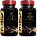 Generic Water Away - Διατήρηση νερού και έκπλυση - Χάπια νερού Διατήρηση νερού, Διατήρηση νερού Ανακούφιση, Διουρητικά Χάπια για Διατήρηση νερού, Χάπια Απορροής νερού Μέγιστη Δύναμη - 2 Φιάλες