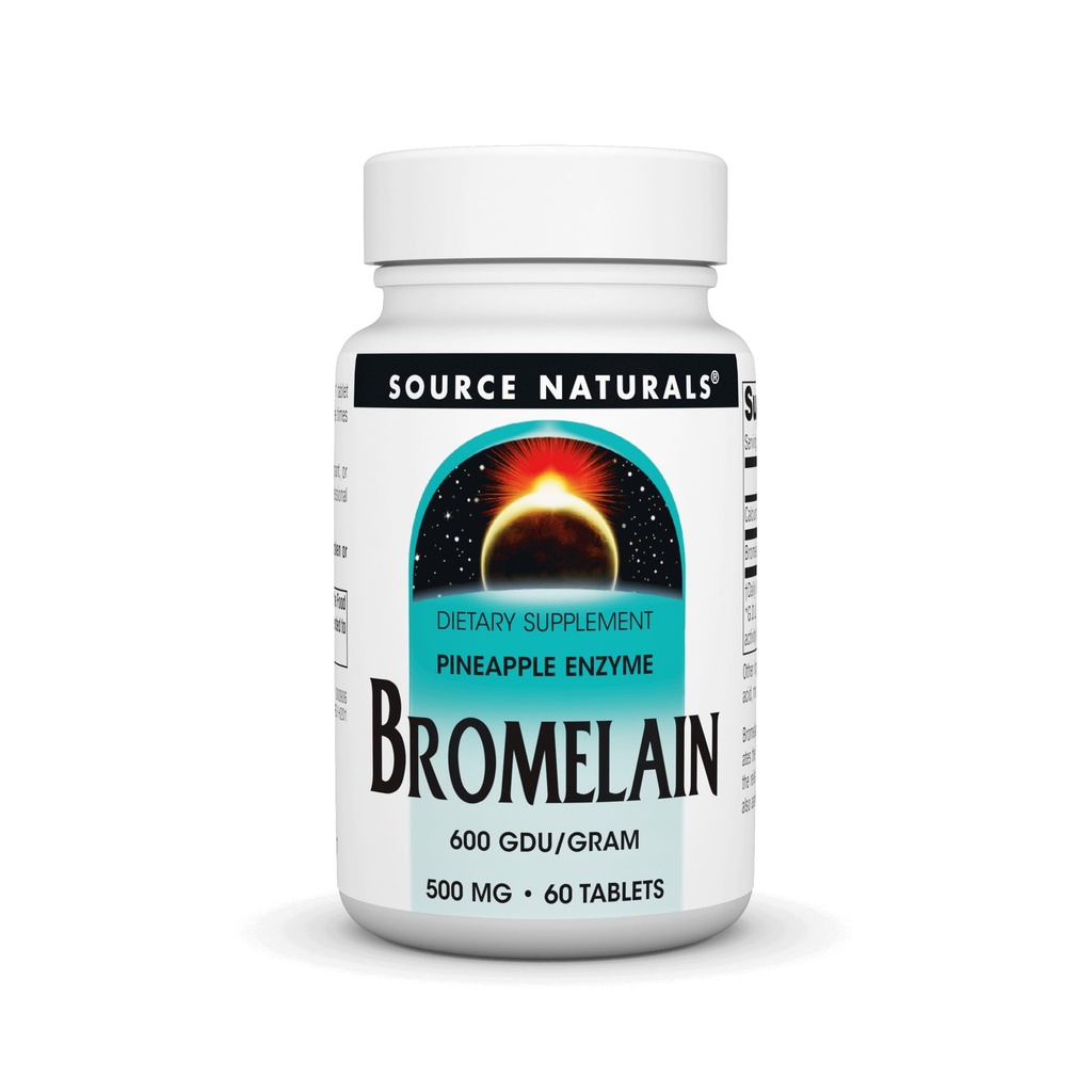 Source Naturals Bromelain 500mg Proteolytic Enzyme Supplement - 60 δισκία