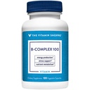 Το σύμπλοκο Vitamin Shoppe B 100 – Υποστηρίζει την παραγωγή ενέργειας, τη λειτουργία του νευρικού συστήματος & το θρεπτικό μεταβολισμό – Εξαιρετική πηγή Β1, Β2, Β6, Β12, Νιασίνη, Φολικό οξύ & Βιοτίνη (100 Veggie Caps)