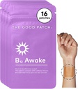 The Good Patch B12 Ξύπνα Patch, Natural Patch with Caffeine, B12, and Green Tea Extract, Plant Powered Wearable Wellness, Βοηθά στην προώθηση της ενέργειας (16 Total Patches)