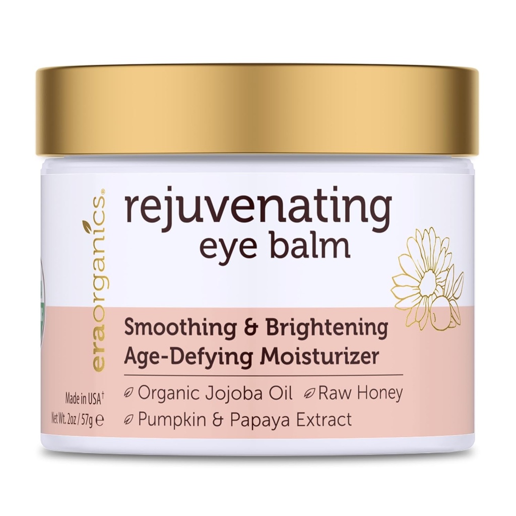 USDA Organic Eye Moisturizer Cream - Rejuvenating and Nourishing Age Defying Balm - Φυσικά συστατικά για το ευαίσθητο δέρμα με το λάδι Jojoba, Argan Oil για την πάθη, Fine Lines Plus Περισσότερα