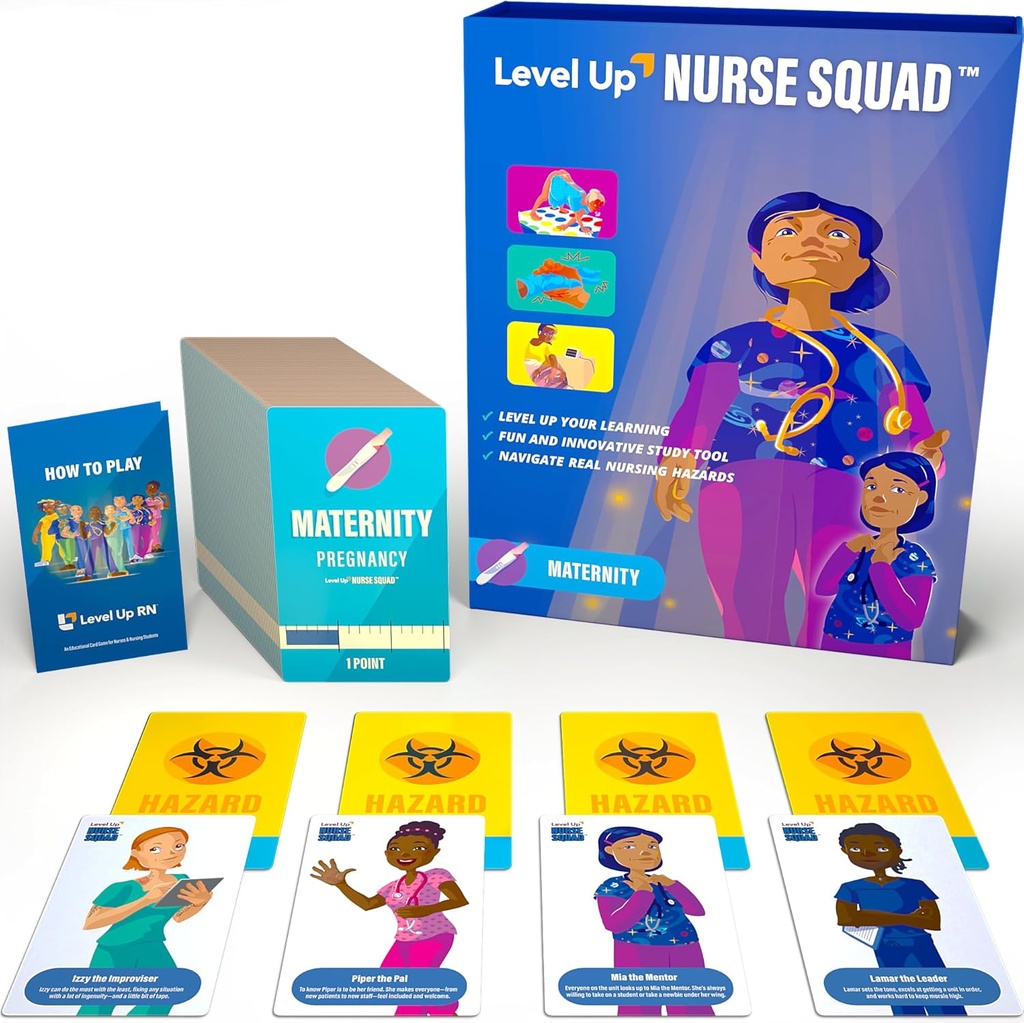 Μητρότητα Flash Cards Game – Νοσηλευτικές Σχολικές Εξετάσεις Prep – Νοσηλευτικά Φοιτητικά Απαραίτητα – Προετοιμασία για 2025-2026 NCLEX ATI HESI Εξετάσεις (Επιτυχία μητρότητας)