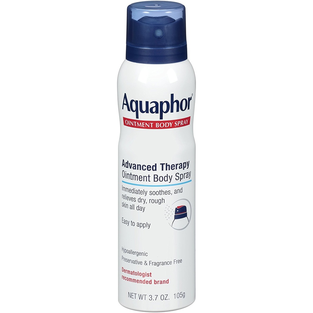 Aquaphor Aintment Body Spray - Ενυδατώνει και θεραπεύει ξηρό, σκληρό δέρμα - 3,7 oz. Spray Can