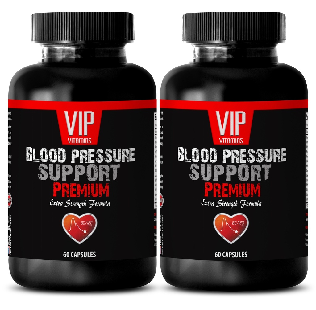 VIP VITAMINS εκχύλισμα Olive Leaf Super Strength - Υποστήριξη πίεσης αίματος - Τρώτε περισσότερα φρούτα (2 μπουκάλια - 120 κάψουλες)