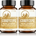 HPD Rx Premium Organic Cordyceps Mushroom Extract Performance Supplement για την Ενέργεια, την Αντοχή και την Ανοσία 