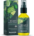 Badger Beard Oil, Babassu & Jojoba, Certified Organic, Premium Beard Conditioner, Beard Oil for Dry Skin, Beard Oil for Long Beards, Facial Hair Oil, 1 fl oz Γυάλινο μπουκάλι