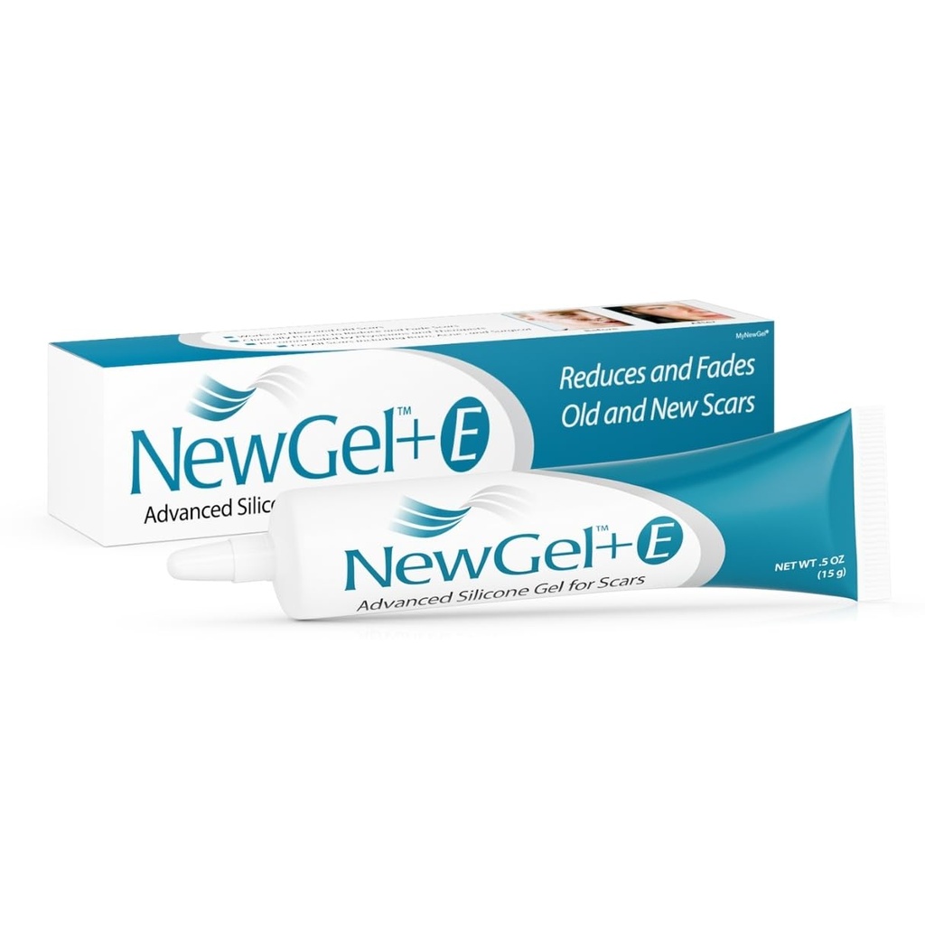 Advanced Υψηλής ισχύος Scar Silicone Gel με βιταμίνη Ε για παλιές, νέες ουλές, Χειρουργική, Keloids, Burns, και Blemis προσώπου, NewGel Plus από MyNewGel (15 Grams) - 0.50 oz