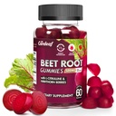 Ζάχαρη δωρεάν Vegan Beet Root Gummies για την πίεση του αίματος, Beetroot Gummies με L-Citrulline και Hawthorn Extract, Peach Flavor Beet Chews για την υψηλή πίεση του αίματος, 60 Count