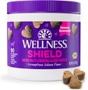Wellness Σολομός Γεύση Μαλακό Μαστίγιο Ανοσοποιητικό & Αλλεργία Συμπληρώματα για σκύλους, 90 κόμης