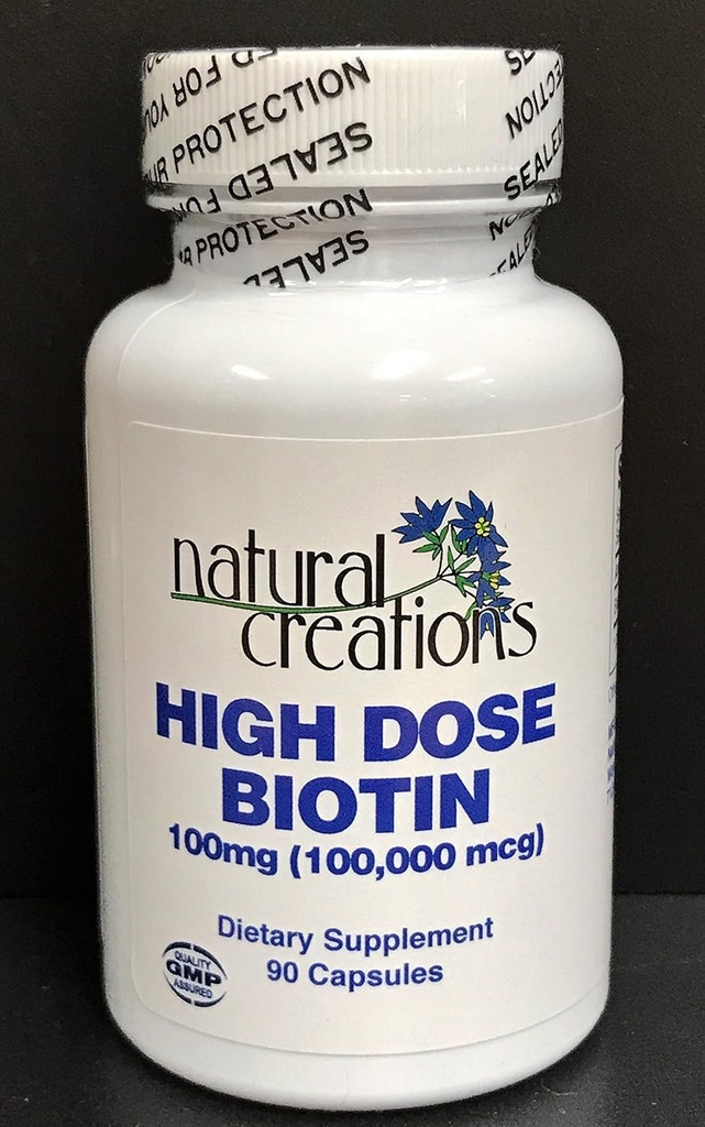 Υψηλή δόση Βιοτίνη 100mg (100,000mcg)