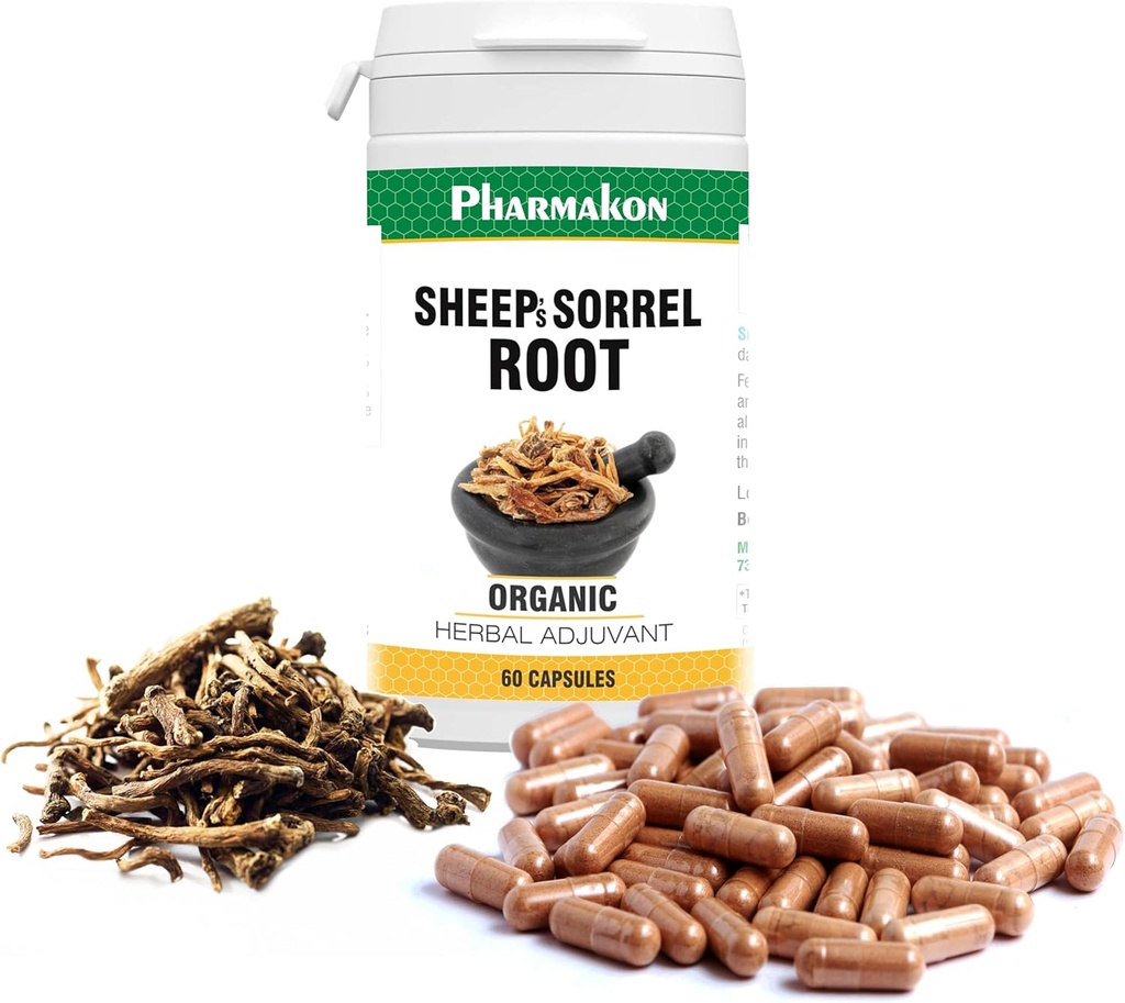 PHARMAKON Πρόβατα Sorrel Root Extract, Πολύ ισχυρό, περιέχει ρίζα μόνο, κατασκευασμένο στη Γερμανία
