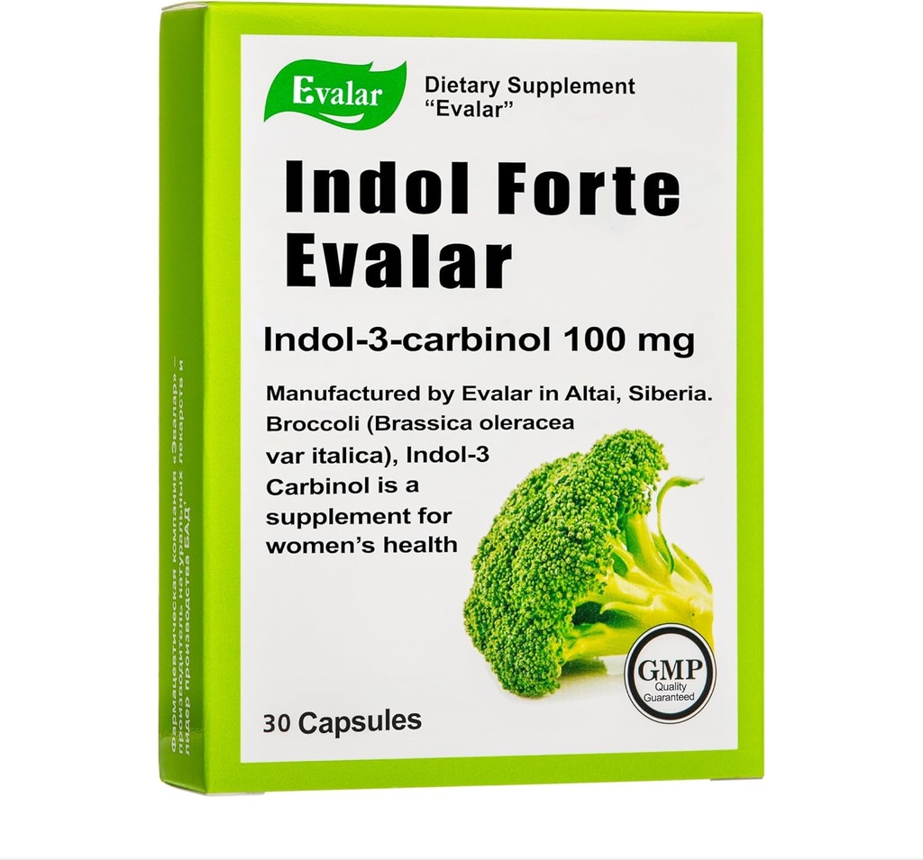 Evalar Broccoli Indol-3 εκχύλισμα Herb 30 Caps
