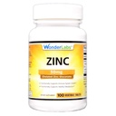 Wonder Laboratories Chelated Zinc Gluconate 50 mg - Υποστηρίζει το υγιές δέρμα, το ανοσοποιητικό σύστημα, την ανάπτυξη των κυττάρων και περισσότερα - 100 χορτοφαγικά δισκία