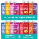 Σχεδιαστής Wellness Protein Smoothies Αρχικό πακέτο ποικιλιών & σούπερ πακέτο ποικιλιών φρούτων