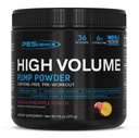 PEScience High Volume Stim-Free Προπόνηση Powder, Nitric Oxide Booster με L Citrulline & L Arginine Nitrate, Non-Stim Preworkout για άνδρες και γυναίκες, 36 Scoops, Guava Punch Ανανάς