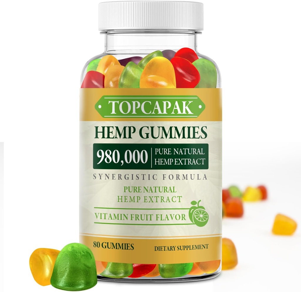 Gummies Υψηλή ισχύς για επιπλέον δύναμη με καθαρό φυσικό εκχύλισμα λαδιού κάνναβης - καλύτερη βρώσιμη κάνναβη Gummy για ενήλικες
