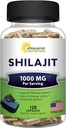 aSquared Nutrition Shilajit 1000mg - 120 κάψουλες - Pure Shilajit Extract Supplement and Powder Complex Pills - Φυσικό humic & Fulvic Acid & Trace Minerals - Εναλλακτική στη ρητίνη & σταγόνες
