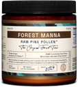 Forest Manna RAW Pine Pollen Powder – Προσαρμοσμένη Λειτουργική Διατροφή – Μονογενής Γύρη Pine Vegan, Χωρίς Γλουτένη, & Μη ΓΤΟ – 70 Gram Jar