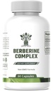 Συμπλήρωμα βερβερίνης με Bitter Melon Extract και Banaba Leaf Extract - 1000mg Berberine HCL για το ανοσοποιητικό σύστημα - Διαχείριση βάρους - Μη ΓΤΟ - Συγκρότημα βερβερίνης χωρίς γλουτένη, 60 κάψουλες.