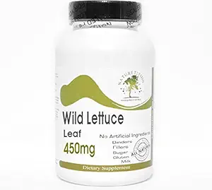 Άγρια Μαρούλι Φύλλο 450mg ~ 200 Κάψουλες - Δεν Πρόσθετα ~ Συμπληρώματα Φύσης