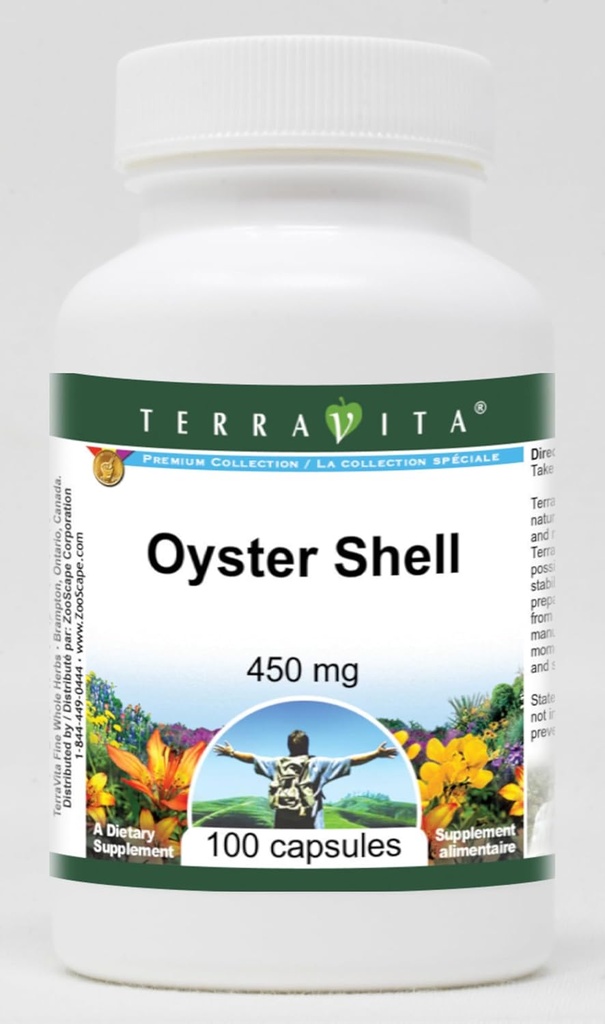 Oyster Shell - 450 mg (100 Κάψουλες, ZIN: 521047)