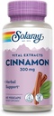 SOLARAY Cinnamon Extract 300mg - Συμπληρώματα κανέλας για Ισορροπία - Βότανο Υποστήριξη με Flavonoids 24mg - Εργαστήριο Επαληθευμένο, Χωρίς Γλουτένη, 60-Day Εγγύηση - 60 Μερίδες, 60 VegCaps