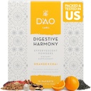 D'AO Labs Digestive Harmony - Βιολογικά Digestive Ένζυμα - Παραδοσιακά Κινέζικα Βότανα & Τσάι Σκόνη - Πορτοκαλί-Τσάι Γεύση - Διατήρηση της Αρμονίας Αφέψημα (Bao He Wan) - 15 Ατομικές Υπηρεσίες