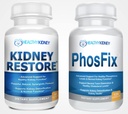 Kidney Restore & PhosFix 2-Pack Bundle for Supporting Normal Kidney Function, Kidney Health, Phosphorus Levels & More
