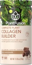 PlantFusion Vegan Collagen σκόνη - Plant Based Collagen Protein Powder Για τους μυς & τις αρθρώσεις, τα μαλλιά, το δέρμα & τα νύχια - Κέτο, χωρίς γλουτένη, χωρίς σόγια, χωρίς ζάχαρη, χωρίς GMO - σοκολάτα 11,43 oz