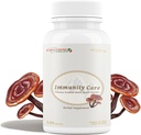 CheezhengHimalaya Reishi Mushroom, Βιολογικά Ημερήσια Συμπληρώματα, Ανοσολογική Υποστήριξη και Μακροζωία - Vegan, Χωρίς Γλουτένη, Μη ΓΤΟ, Θιβετιανό Φυσικό Βότανο Συμπλήρωμα - 120 Κάψουλες, 1400 mg