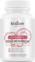 Reishi Mushroom Caps, Organic Ganoderma Lucidum για την ανοσοποιητική υποστήριξη, Cardio υγεία και ενέργεια – Χωρίς γλουτένη, μη ΓΤΟ, Vegan-Friendly 1000mg Reishi Mushroom Extract (120 κάψουλες)