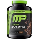 Muspharm Combat 100% Whey Protein Powder, Σοκολάτα Γάλα, γρήγορη ανάκτηση & μυϊκή αύξηση με Whey Isolate, Υψηλή πρωτεΐνη σκόνη για γυναίκες & άνδρες, χωρίς γλουτένη, 5lb, 67 εξυπηρετούν