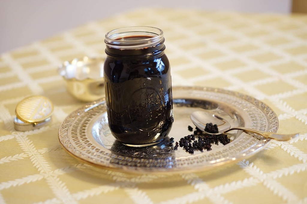 Original Organic Elderberry Syrup - Pure Natural - Ανοσία Boost - συμπλήρωμα βοτάνων - Easy as Juice Loved by Kids and Adults - 32 oz