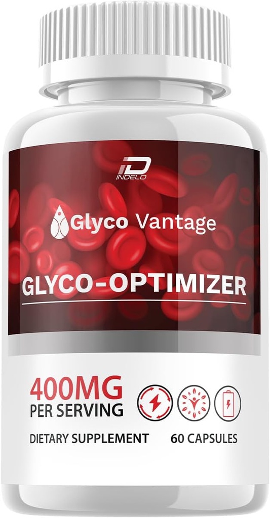 Glyco Vantage Κάψουλες - GlycoVantage Advanced Supplement, All Natural Formula to Reservate Healthy Levels, Maximum Strength Daily Formula, Glyco Ventage Capsules Reviews (1 Συσκευασία - 60 Κάψουλες)