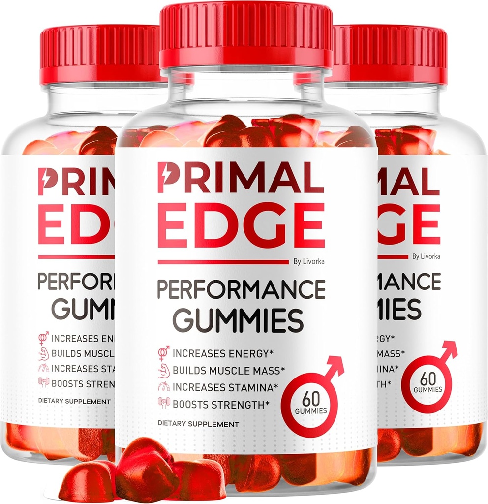 (3 πακέτο) Primal Edge Mens Gummies, Primal Edge, Primal Edge Gummies, Primal Edge Advanced Formula Gummies, Primal Edge συμπλήρωμα Gummy, PrimalEdge συμπλήρωμα υποστήριξης Gummies, 180 Gummies για 3 μήνες