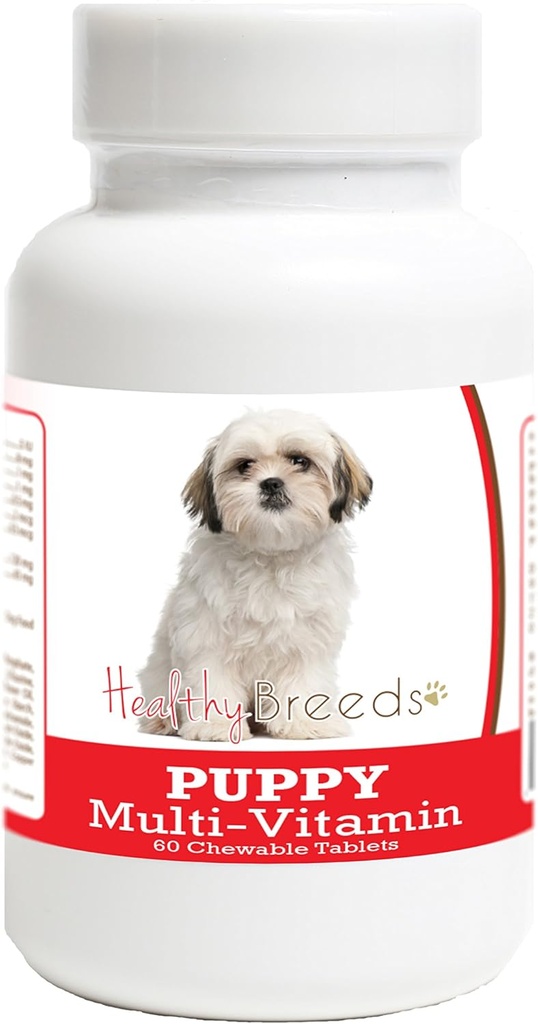 Υγιείς Φυλή Shih Tzu Puppy Dog Multivitamin Tablet 60 Count