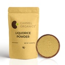 CARMEL ORGANICS Ρίζα γλυκόριζας σε σκόνη - 8 Ουγγιά 