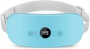 NOWWISH Βάση Θέρμανσης για Περιόδου Cramps Pain Relief, Portable Electric Cordless Menstrual Θέρμανση Pad Rechargeable with 6 Heat Levels and 6 Massage Modes, Christmas Gifts for Women Teen Girls, Blue