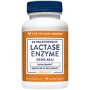 Επιπλέον δύναμη Lactase Ένζυμο a" Digestive Aid a" 3.000 ALU (90 κάψουλες λαχανικών)