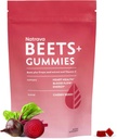 Μπιζέλια+ Gummies - Premium Σκόνη ρίζας τεύτλων, εκχύλισμα σπόρων σταφυλιών και βιταμίνης C - Υποστηρίζει την υγιή πίεση του αίματος και την υγεία της καρδιάς - χαμηλής περιεκτικότητας σε νιτρικό οξείδιο και την κυκλοφορία συμπλήρωμα - 50 Gummies
