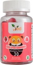 Ved Kids Iron Gummies για το συμπλήρωμα σιδήρου, την ενέργεια & ανοσοποιητικό σύστημα - Vegan - 15 ημέρες προσφοράς, 30 μασώμενα παιδιά Βιταμίνες Gummies.(15 ημέρες εφοδιασμού)