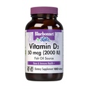 Bluebonnet Βιταμίνη D3 2000 IU Καψάκια λαχανικών, 100 Count (Pack of 1)
