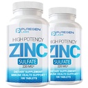 Puregen Labs Zinc Sulfate 220 mg Διαιτητικά δισκία - 100 Count (Pack of 2)