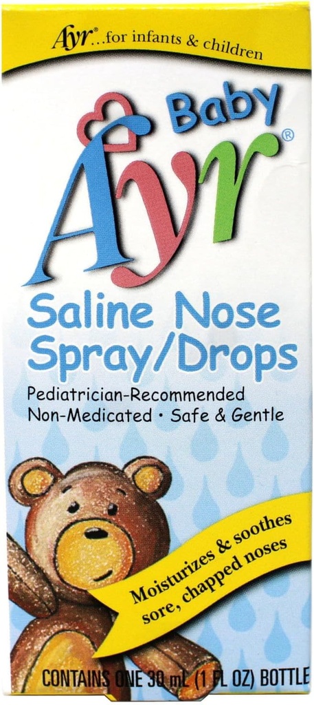 AYR Baby Saline Nasal Spray/Drops, 1 Οζ