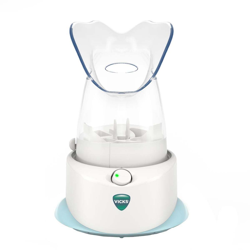 Vicks Personal Steam Inhaler for Targeted, Natural Steam Relief for Allergies, Confusion, Cough & Colds, and Sinus Irritation, Use with VapoPads - 1 Περιλαμβάνεται