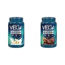 Vega Protein & Greens Bundle, Chocolate + Vanilla (25 εξυπηρετεί το καθένα) - Φυτική σκόνη πρωτεΐνης, Keto-Friendly, Χωρίς γλουτένη, μη γαλακτοκομικά, Vegan, μη σόγια, μη ΓΤΟ, Λακτόζη Δωρεάν