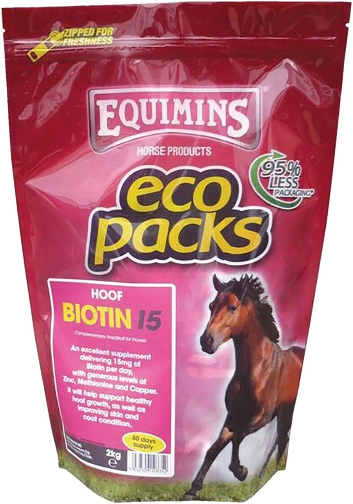 Horse Supplement Biotin 2kg Bag Refill