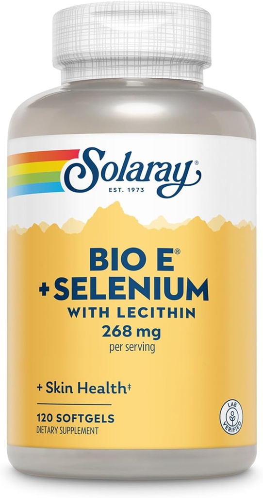 Solaray Bio E με Συμπλήρωμα Σεληνίου, 400iu, 120 Count